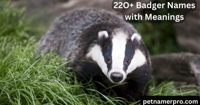 200+ Badger Names with Meanings: Cute, Funny, and Cool Ideas 