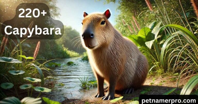 220+ Unique and Funny Capybara Names to Match Their Chill Vibe