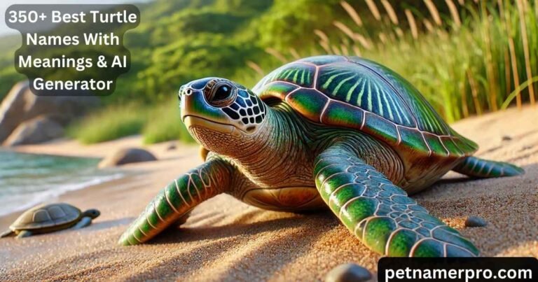 350+ Best Turtle Names With Meanings & AI Generator