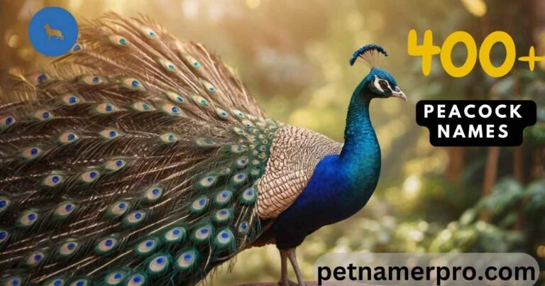 400+ Ultimate Peacock Names with Meaning & Generator