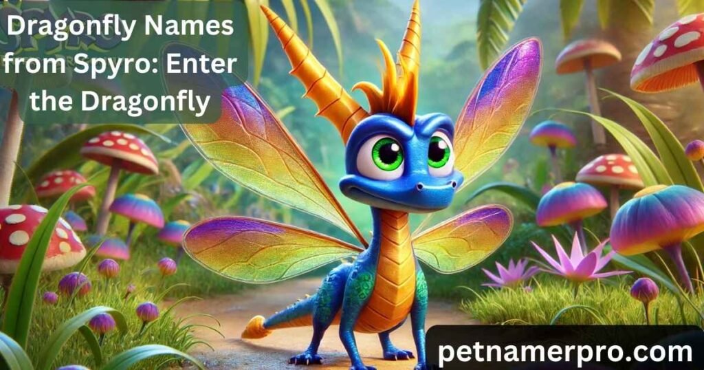 Dragonfly Names from Spyro: Enter the Dragonfly