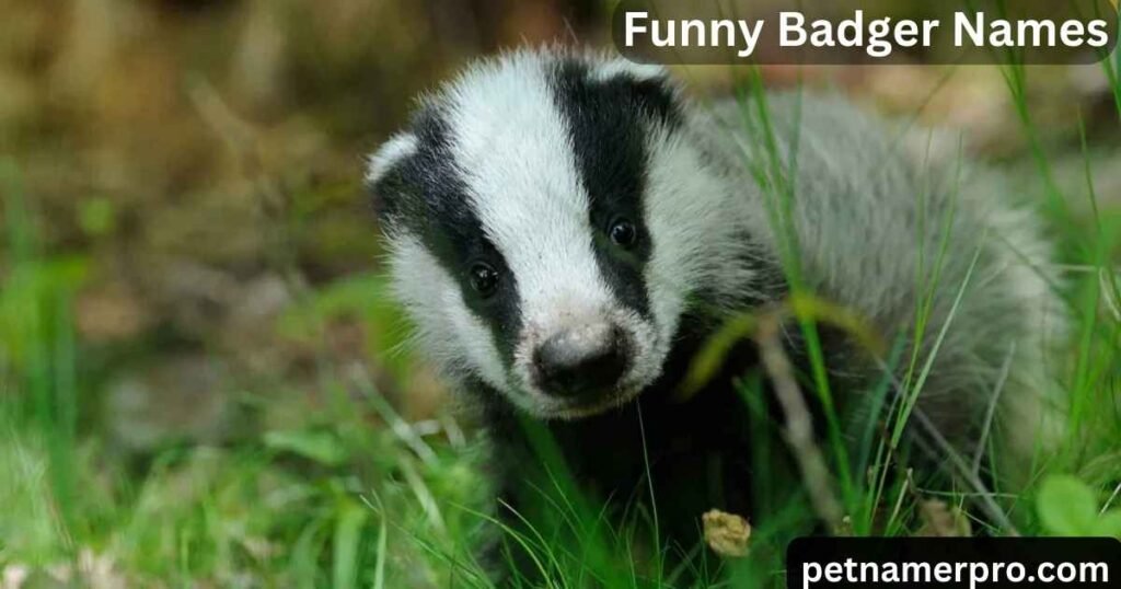 Funny Badger Names