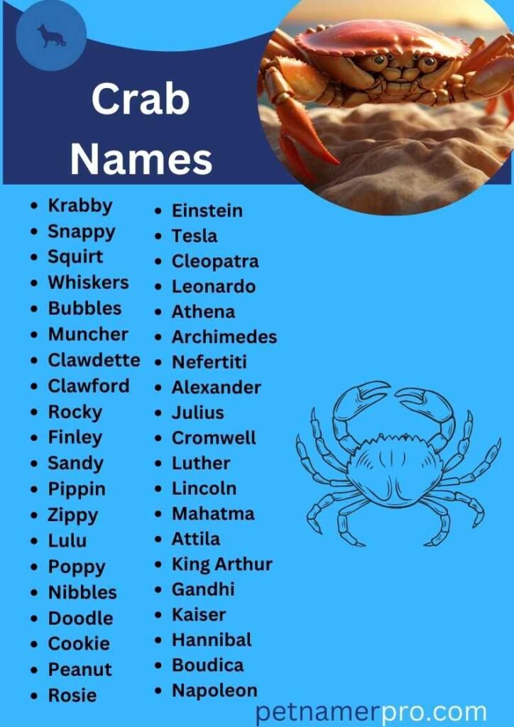 Names For A Pet Crab